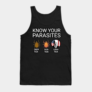 Know Your Parasites Anti Joe Biden Tank Top